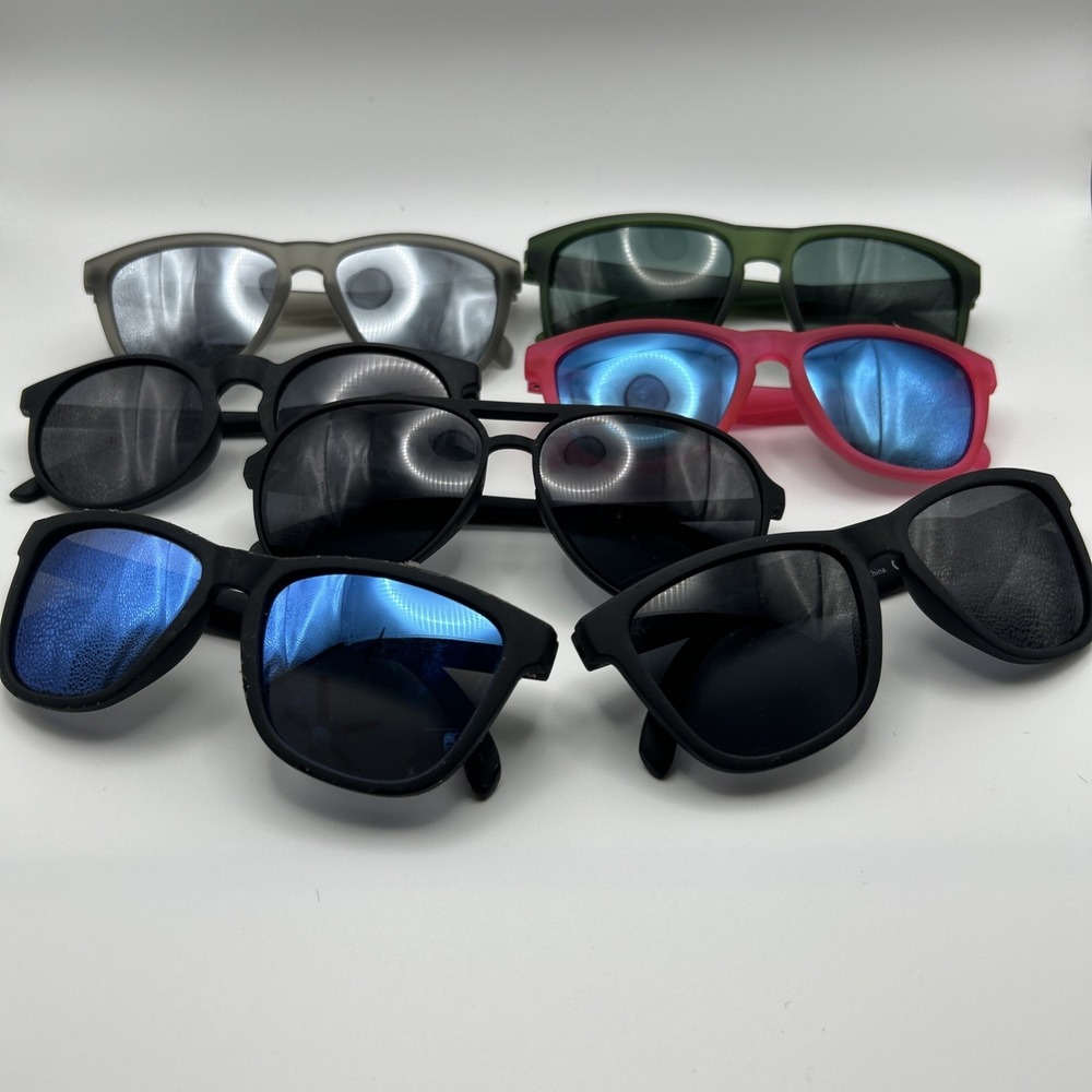 Goodr Classic No-slip Grip Authentic Sports Polarized Sunglasses - Lot of 7